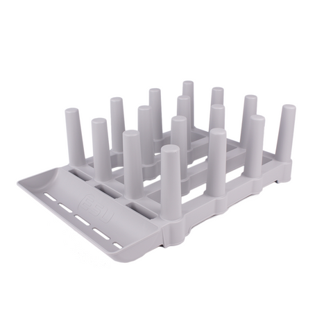 ESU Water Bottle Drying Rack in light gray