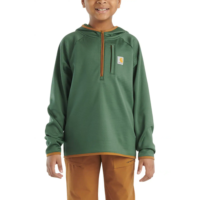 Boys' Long-Sleeve Quarter Zip Sweatshirt CA6588