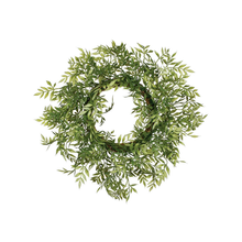 Green Wisteria Accent Wreath 02222CR