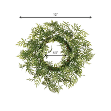 Green Wisteria Accent Wreath 02222CR 2