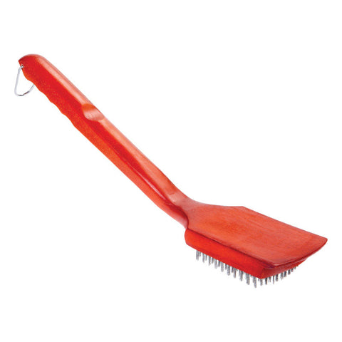 wooden grill brush top view