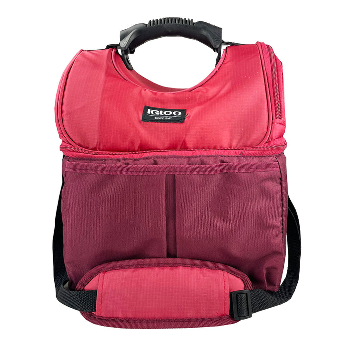 Red Igloo Gripper Cooler Bag, 22 can capacity