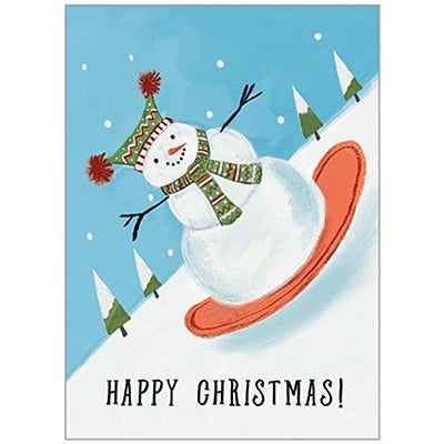 Snowman Snowday Christmas Boxed Cards HBX86604