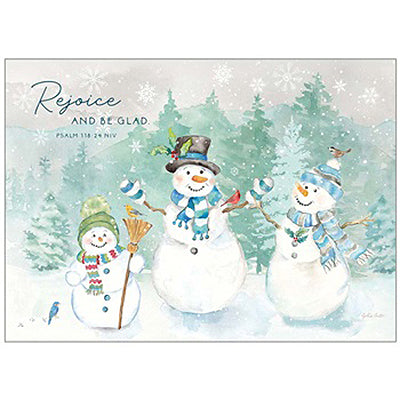 Snowman Trio Christmas Boxed Cards HBX86851
