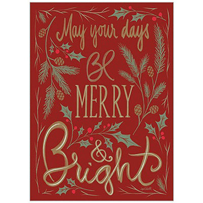 Merry & Bright Christmas Boxed Cards HBX87899
