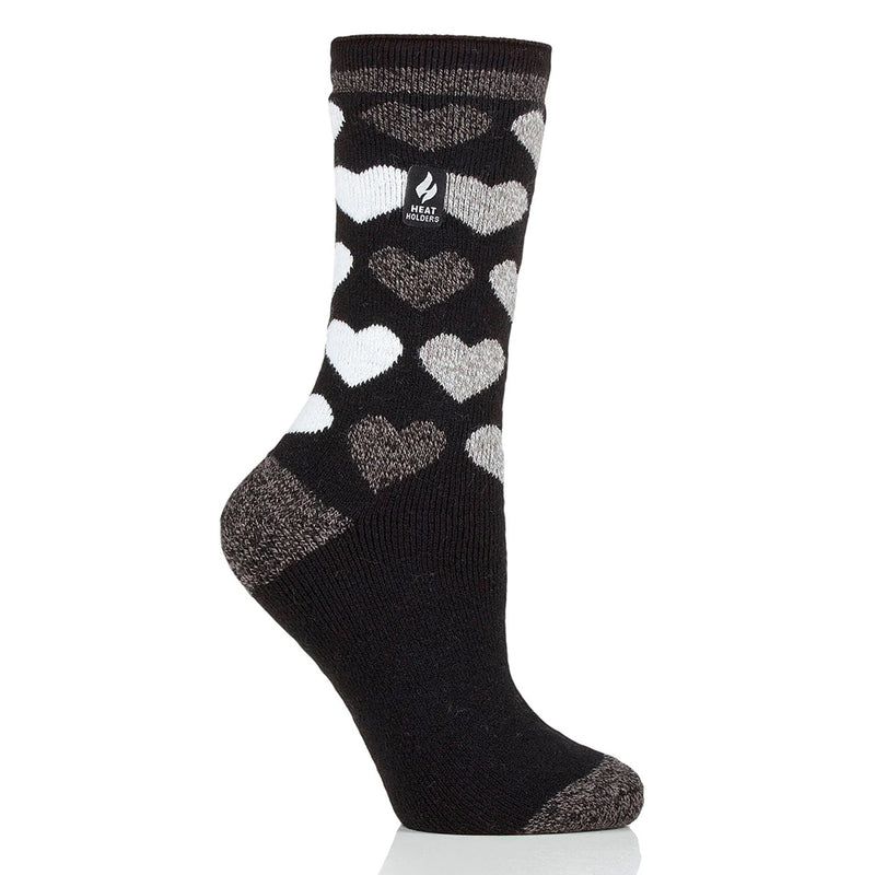  Heat Holders - Women's STRIPED Ultimate Thermal Socks, One size  5-9 us (Appleby) : Clothing, Shoes & Jewelry