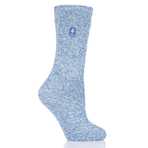 Denim & Cream Women's Primrose Twist Crew Socks HHW05202