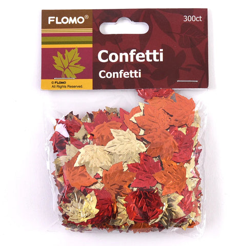 Harvest Embossed Metallic Leaf Confetti HV790-48