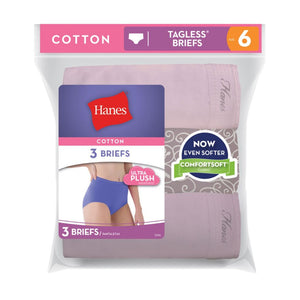 48 Bulk Womens Cotton Panties Graphic Print Size L - at