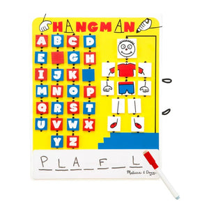 Flip to Win Hangman Travel Game 2095 shown in use