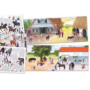 Create Your Happy Horses Sticker Book 4079 inside