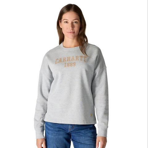 Women's Loose Fit Midweight Carhartt Graphic Sweatshirt 107160