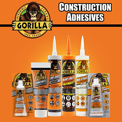 Heavy Duty Construction Adhesive White Glue 7 Ounce Squeeze Tube