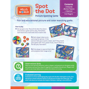 Hello World! Spot the Dot Game 12212 Back