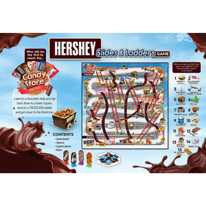 Hershey's Slides and Ladders Board Game 42471 contents