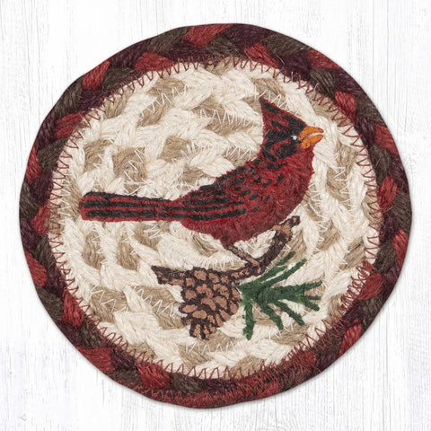 Cardinal Pinecone coaster