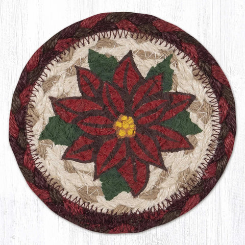 Poinsettia coaster