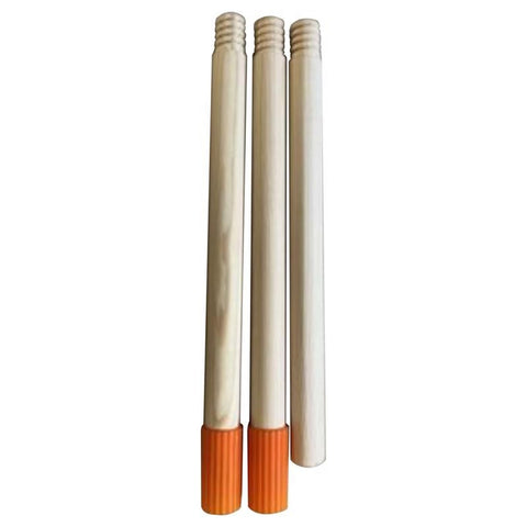 Telescoping 12 in. L X 1-1/4 in. D Wood Extension Pole Brown