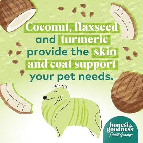 Plant Snacks Coconut & Flax Way to Glow Crunchy Dog Treats 8 oz