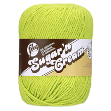 Hot Green Sugar 'N Cream Yarn Solids 4 oz 102018