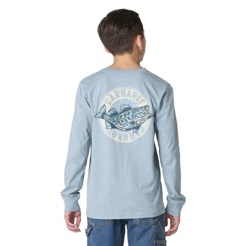 Boys' Long Sleeve Bass Pocket T-Shirt CA6902