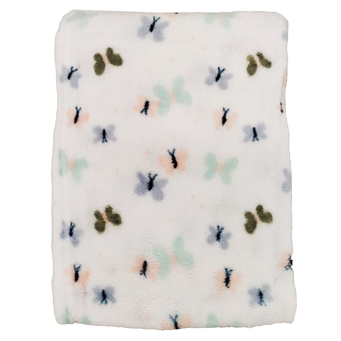 Butterfly Plush Baby Blanket
