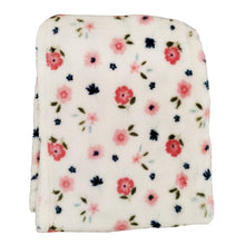 Floral Plush Baby Blanket