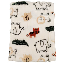 Safari Plush Baby Blanket