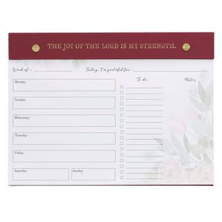 Joy of the Lord Undated Weekly Desktop Planner CALS193