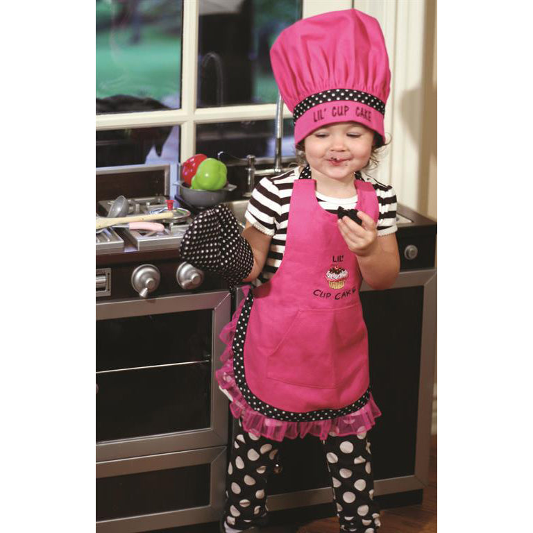 Lil' Cupcake Chef Apron, Cap, and Potholder Set IOLCCH