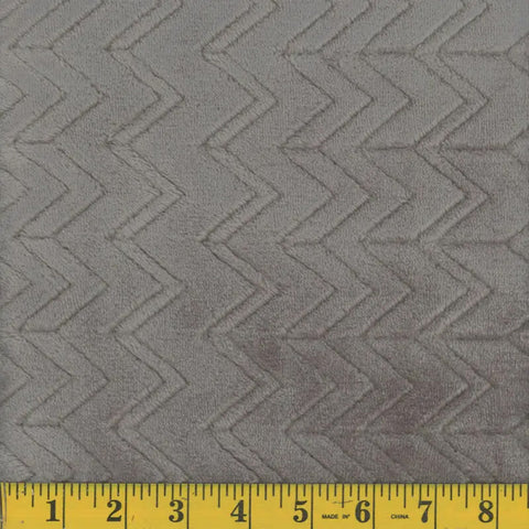 wild dove, Chevron Jacquard Fleece Flannel Fabric 135