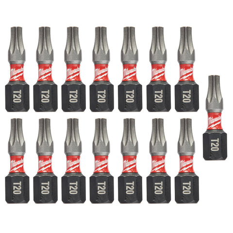Impact Duty 1 in. T20 Torx Alloy Steel Insert Bit (15-Pack)