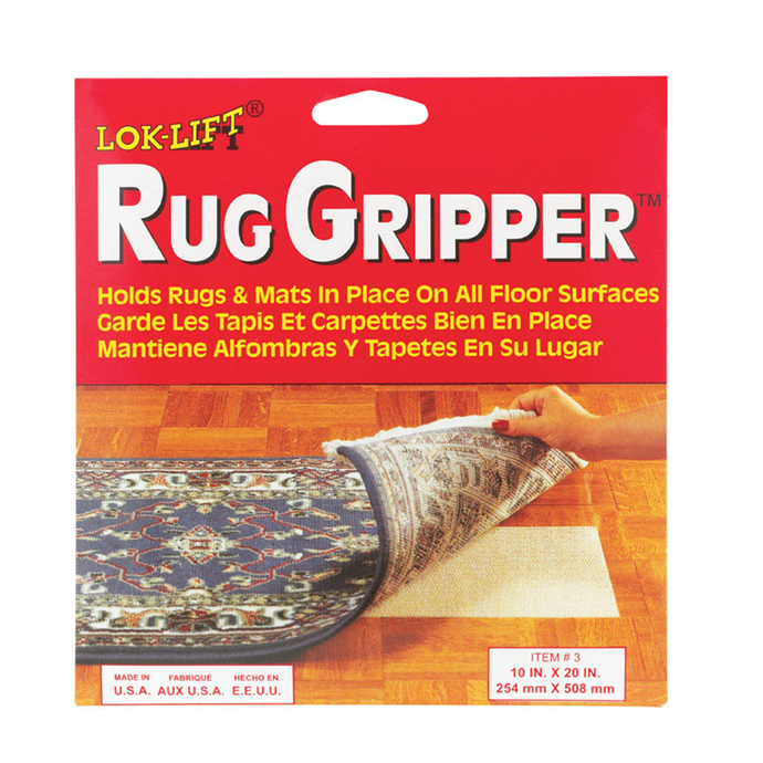 Indoor Rug Gripper, 10 in. x 20 in. Reversible Scrim 07772