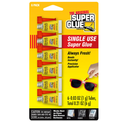 Instant Super Glue 1-gm. 6-Pack