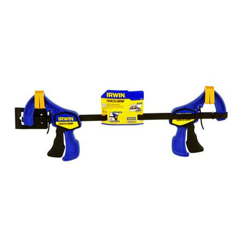 Quick-Grip 12 One-Handed Mini Bar Clamps 2pk Light-Duty