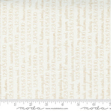 Ivory linen Fresh Fig Favorites Collection Fig Tree and Co Cotton fabric 20414 numbers and letters