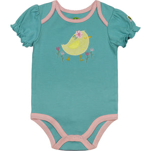 Baby Girls' Short-Sleeve Baby Chick Bodyshirt J1B622BN
