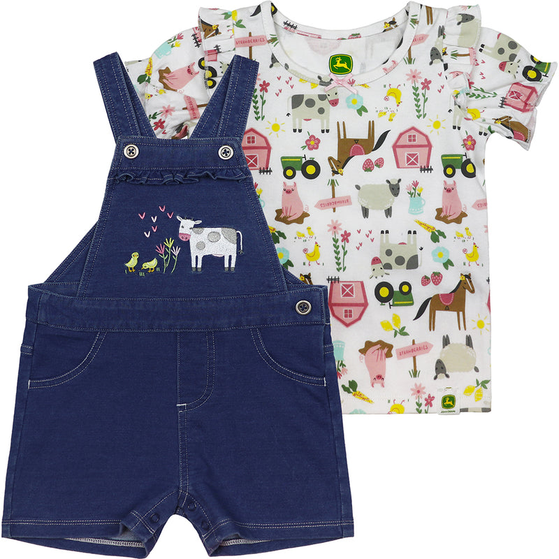 Becca Cotton Maternity Short Overalls