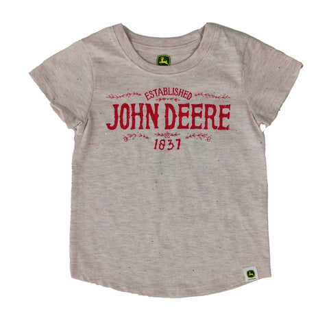 Girl Short Sleeve John Deere Tee J1T296P