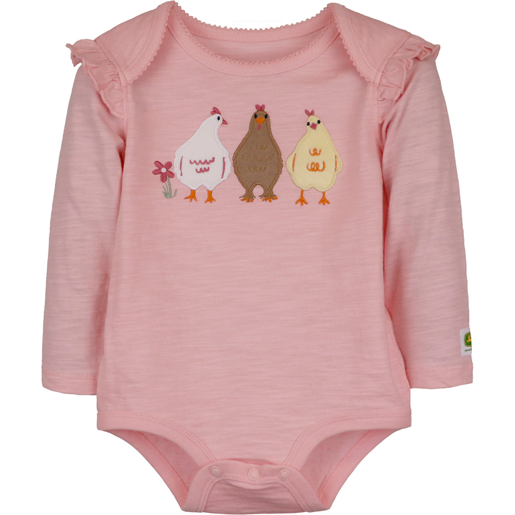 Baby Girls' Long-Sleeve Chick Bodyshirt J2B639PN