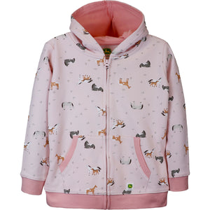 Girls' Horse Pasture Full-Zip Hoodie J2J648PC