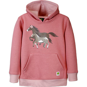 Toddler Girls' Mama Foal Pullover Fleece Hoodie J2J651PT