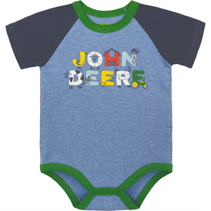 Baby Boys' Short-Sleeve John Deere Bodyshirt J3B390BN