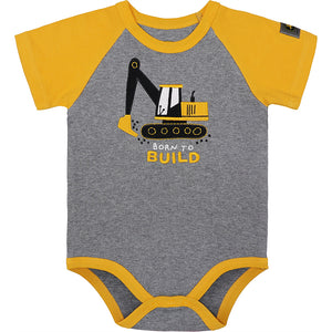 Baby Boys' Short-Sleeve Born to Build Bodyshirt J3B393HN