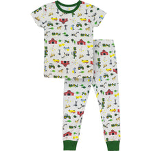 Toddler Boys' Short-Sleeve Farmland Pajama Set