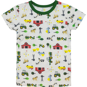 Short-Sleeve Farmland Pajama Shirt