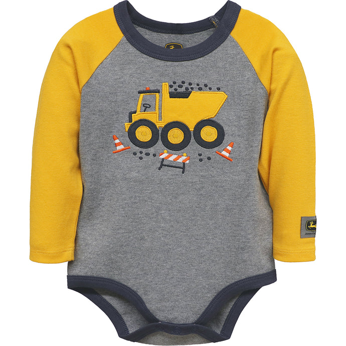 Boys' Long-Sleeve Dump Truck Bodyshirt J4B332HN