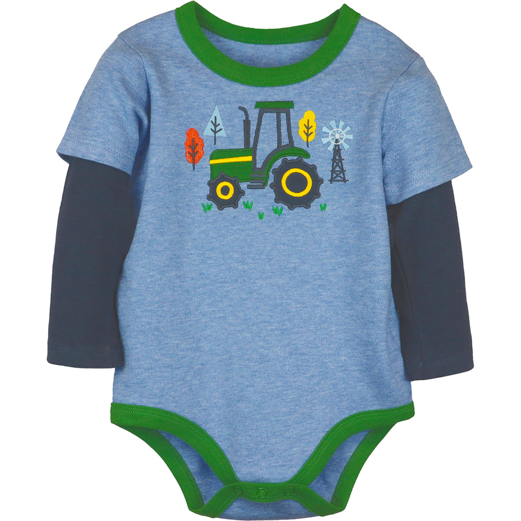 Baby Boys' Long-Sleeve Tractor Bodyshirt J4B542BN