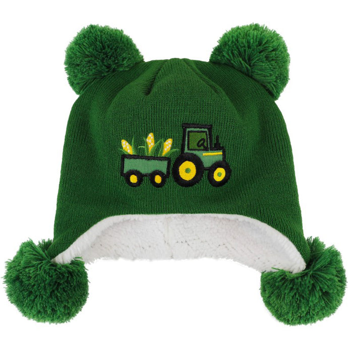 Todder Pom Pom Tractor Hat J4H588GT