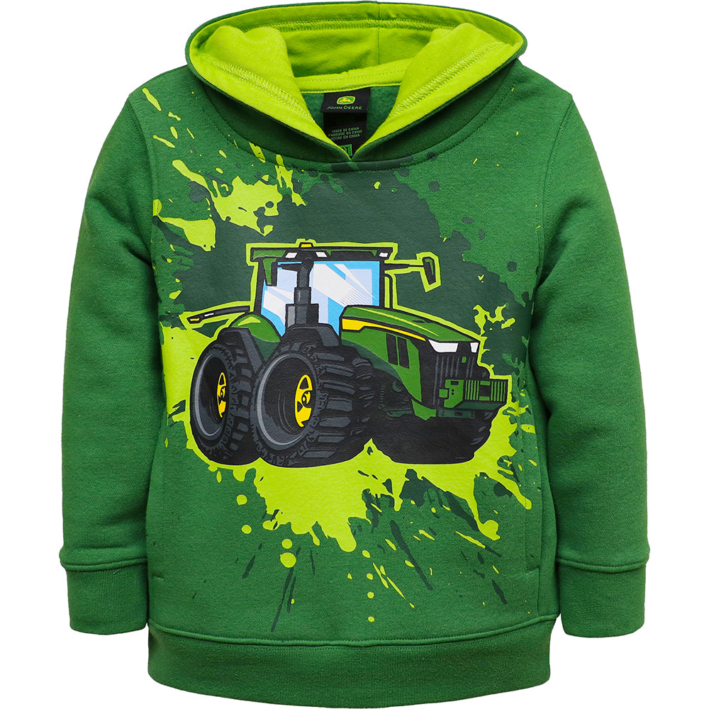 Boys' Splash Tractor Fleece Pullover Hoodie J4J365GT